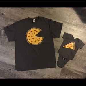 Pizza Pie & Slice Men's T-shirt & Infant Bodysuit